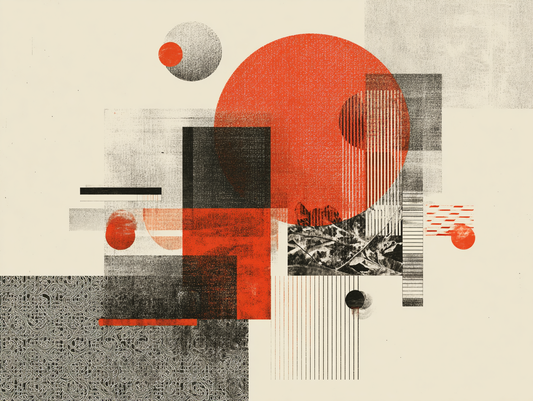 The Red Sun Remembers limited-edition fine art print by adelavega